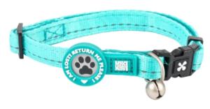 COLLIER CHAT+ ID MATRIX 2.0 TURQUOISE 22-35CM
