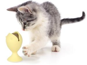 JOUET CHAT SNACK PUFFI + HERBE A CHAT 9,5CM