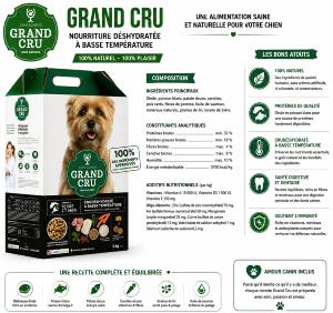 GRAND CRU -DOG FOOD - SURF & TURF - PORK & FISH-2KG