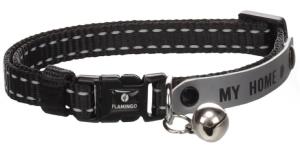 Chat Collier Jaggo Noir 20-34cm 10mm