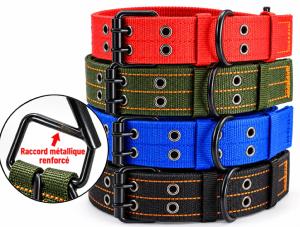 COLLIER CHIEN NYLON 5 X 70CM - 1PC